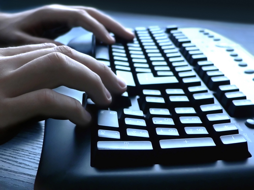 Keyboard closeup